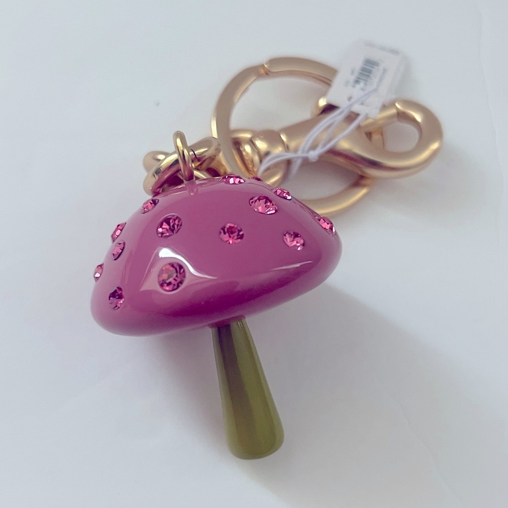 NWT Coach Outlet Coach X Observed By Us Mushroom Bag Charm - Picture 7 of 10
